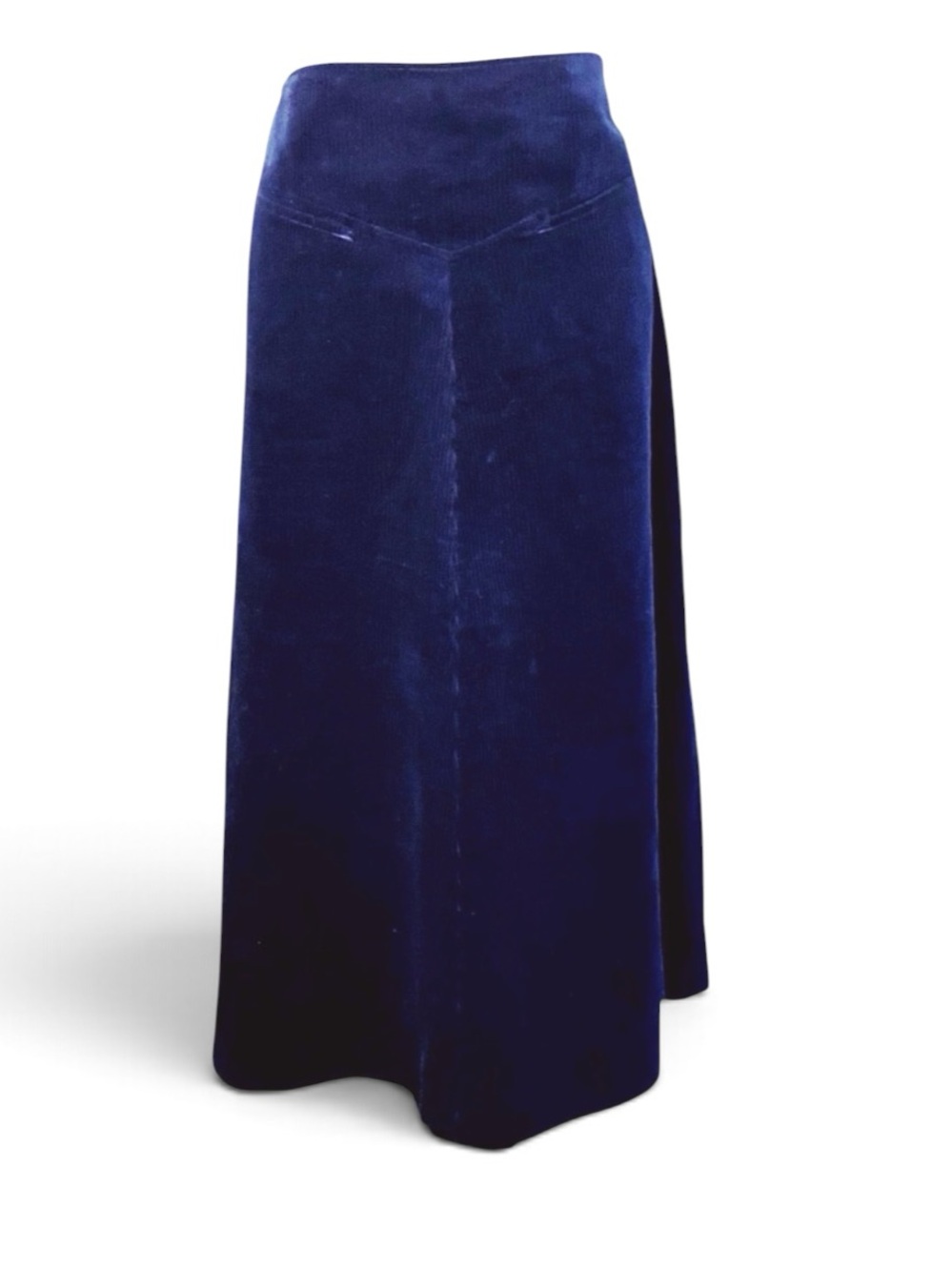 Laura Ashley Corduroy Skirt Navy Blue